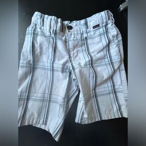 Hurley Boys Plaid Shorts, size 6